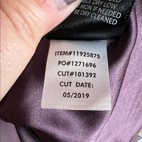 Torrid Women’s Size 2 Lavender Mauve Drape Front Button Up Blazer Jacket NWOT - Picture 6 of 9